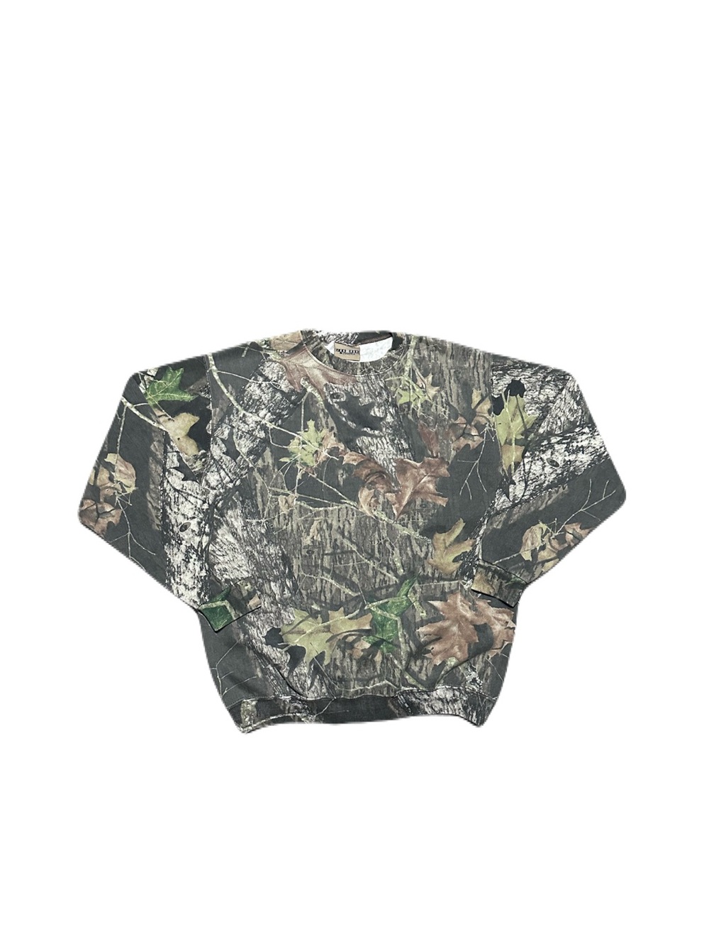 Vintage 90s Jerzees Outdoors Mossy Oak Camo Crewneck Sweatshirt Size 2XL Hunting